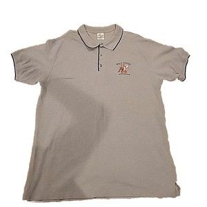 VTG Vintage Disney Tigger Polo Shirt Men's Size XL Gray Cotton Winnie The Pooh